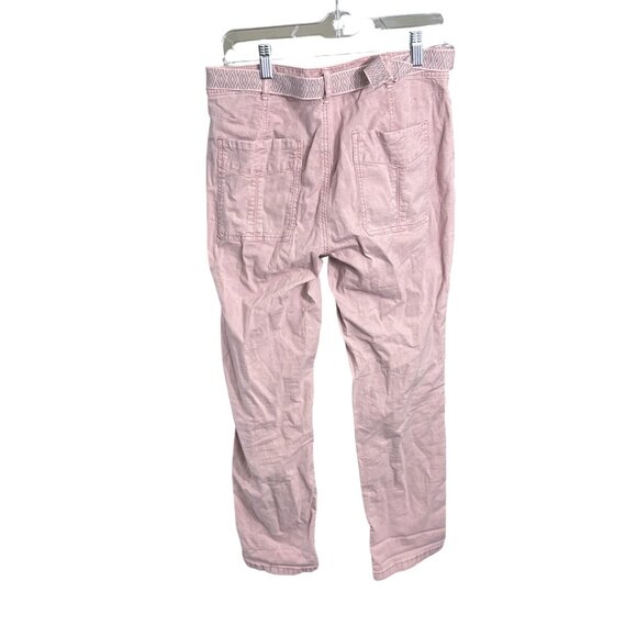 Anthropologie The Wanderer Belted Pink Cargo Pants Utility Pants Size 28 - Picture 4 of 8